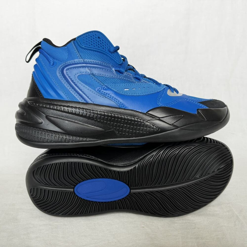 (MENS 8.5) Puma RS Dreamer 2 MID J Cole Royal Blue Black Basketball 194849-05